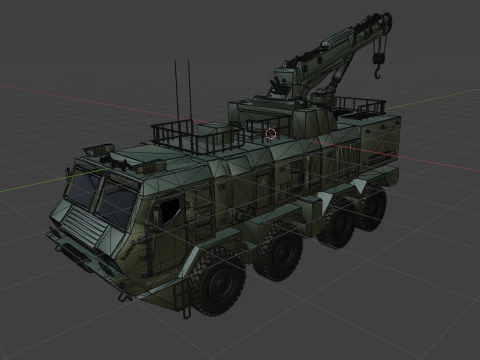 Military ARV 3D Model