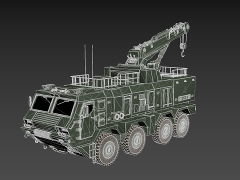 Military ARV 3D मॉडल