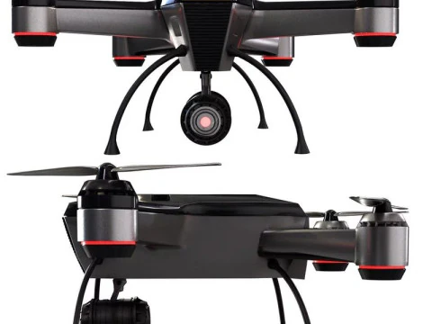 Tactical Drone 3D Model