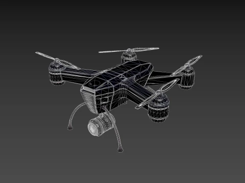 Tactical Drone 3D Model