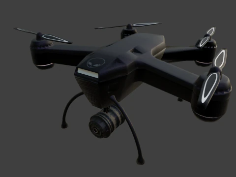 Tactical Drone 3D Model