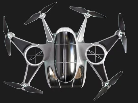 Taxi Drone 3D मॉडल