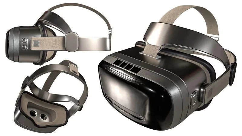 VR-Headset 3D Model .c4d .max .obj .3ds .fbx .stl .blend 