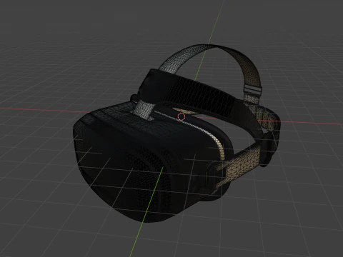 VR-Headset 3D Model
