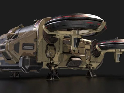 Dropship Modello 3D