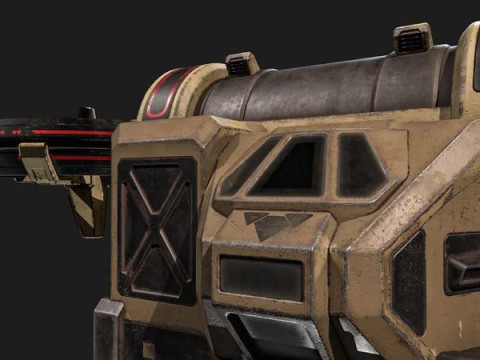 Dropship 3D Model