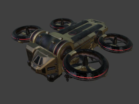 Dropship Modello 3D