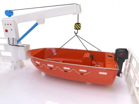Bulk cargo vessel 3D Model