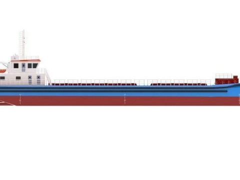 Bulk cargo vessel 3D 模型