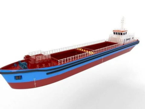 Bulk cargo vessel 3D 模型