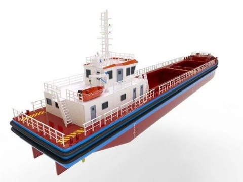 Bulk cargo vessel 3D 模型