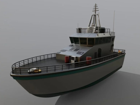 Mine Vessel Modelo 3D