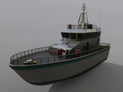 Navio Mineiro Modelo 3D