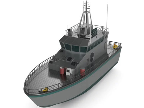 Mine Vessel 3D 模型