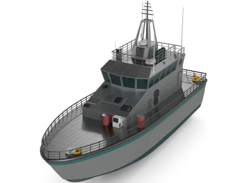 Mine Vessel 3D Model