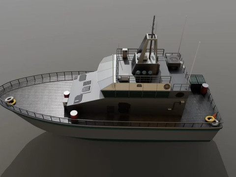 Mine Vessel 3D 模型