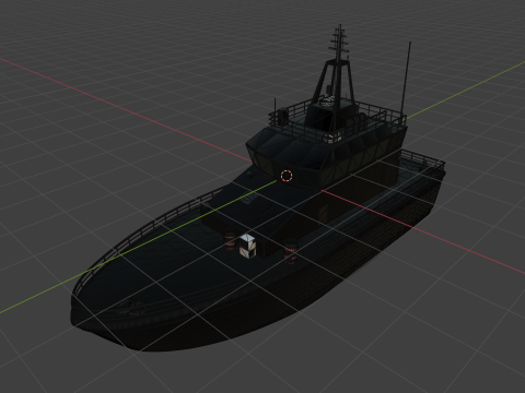 Mine Vessel 3D 模型