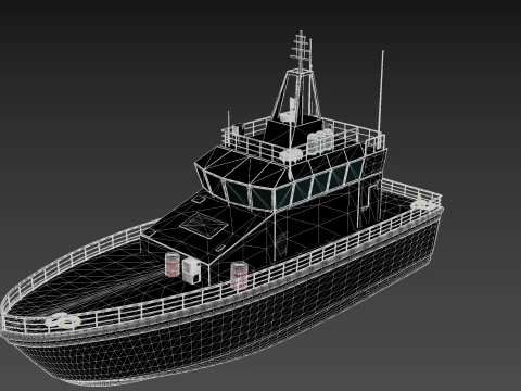 Mine Vessel 3D Model