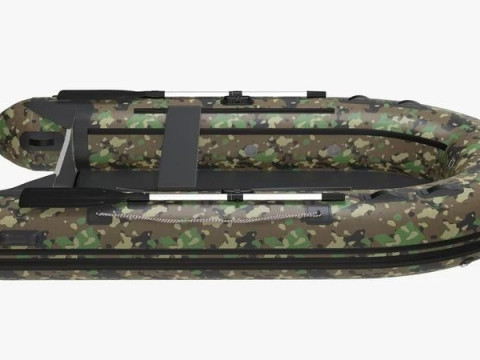Boat inflatable 02 camouflage 3D Model