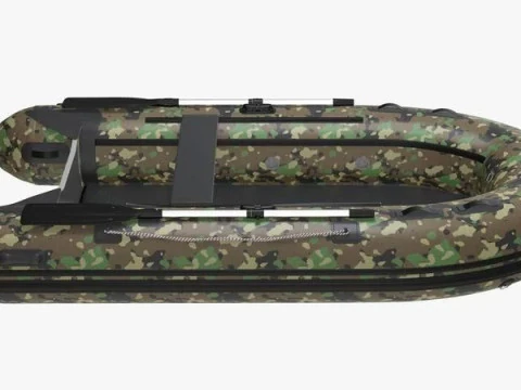 Boat inflatable 02 camouflage 3D Model
