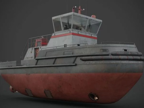 Tug boat 3D 모델
