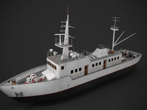 Old vessel 3D Model
