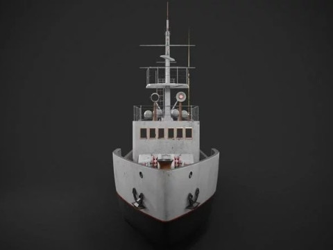 Vecchia nave Modello 3D