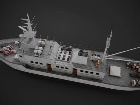 Vecchia nave Modello 3D