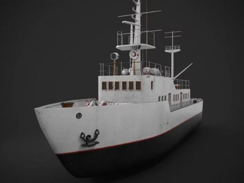 Vecchia nave Modello 3D