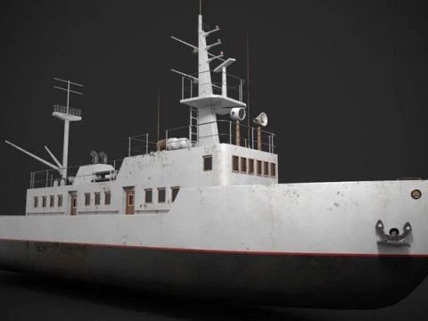Vecchia nave Modello 3D