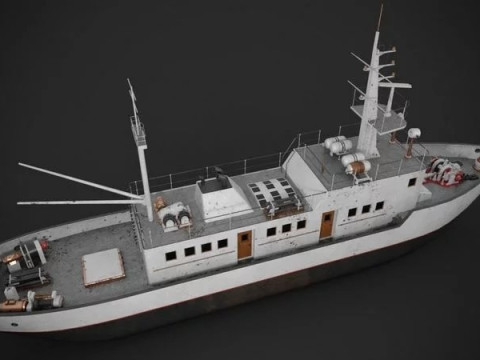 Vecchia nave Modello 3D