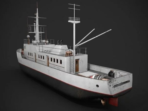 Vecchia nave Modello 3D