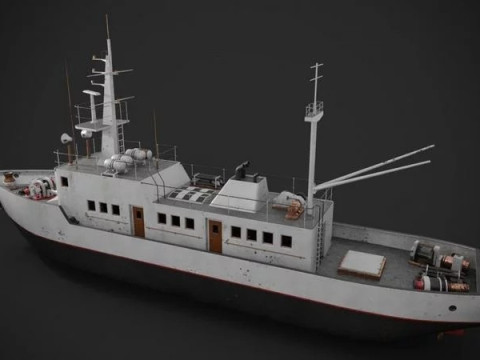 Vecchia nave Modello 3D
