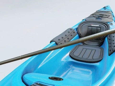 Caiaque altamente detalhado Modelo 3D