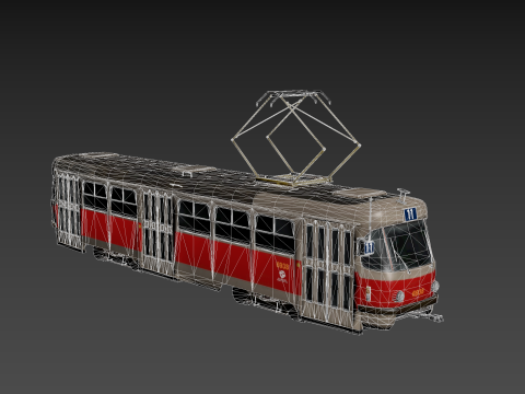 Tram Tatra 3D Model
