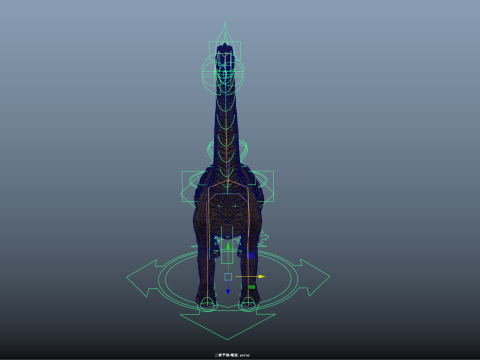 Brontosaurus 3D मॉडल