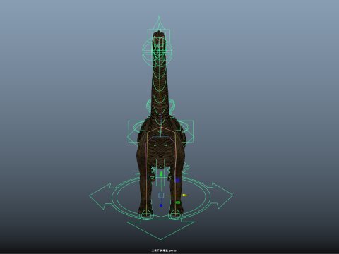Brontosaurus 3D मॉडल