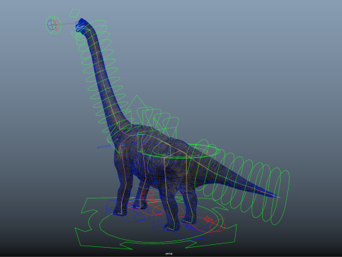 Brachiosaurus Modello 3D