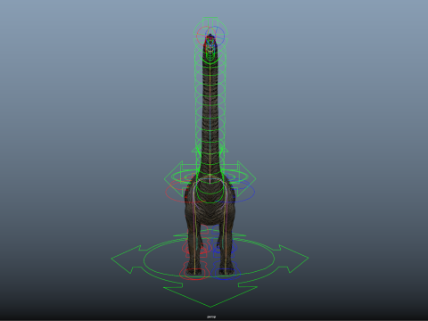 Brachiosaurus Modello 3D