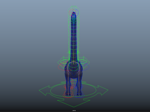 Brachiosaurus Modello 3D