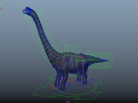Brachiosaurus Modello 3D