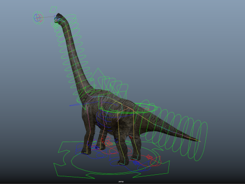 Brachiosaurus Modello 3D