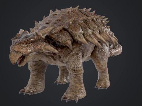 Anchilosauro Modello 3D