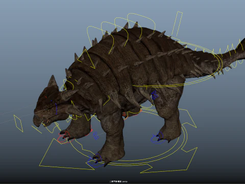 Anchilosauro Modello 3D