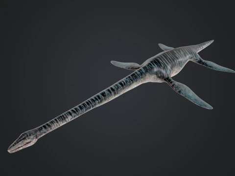 Elasmossauro Modelo 3D
