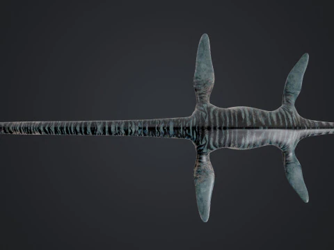 Elasmossauro Modelo 3D