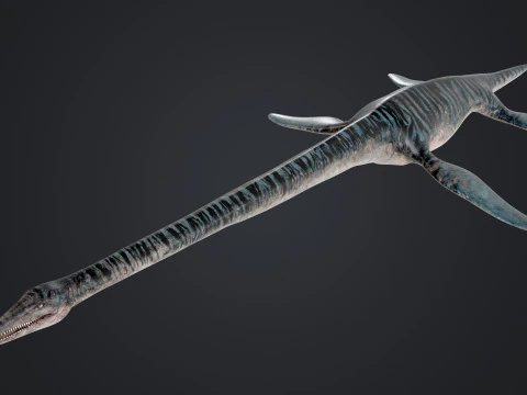 Elasmossauro Modelo 3D