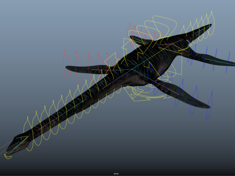 Elasmosaurus Model 3D