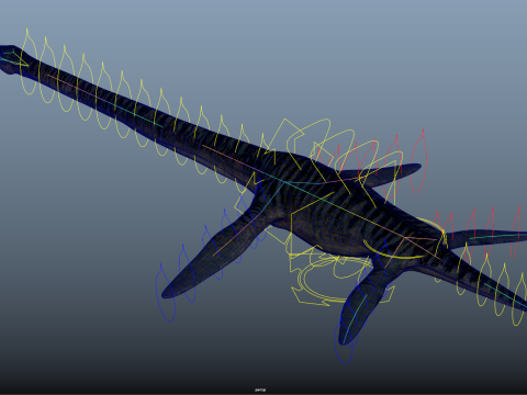 Elasmosaurus Model 3D