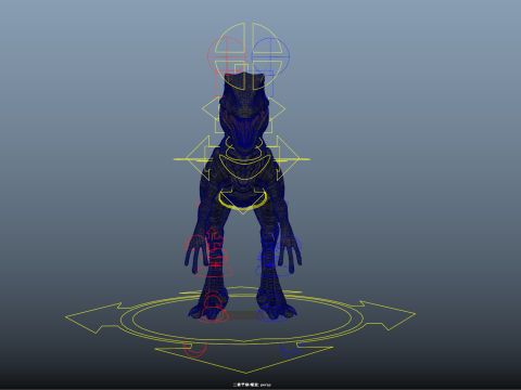 burung pemangsa Model 3D